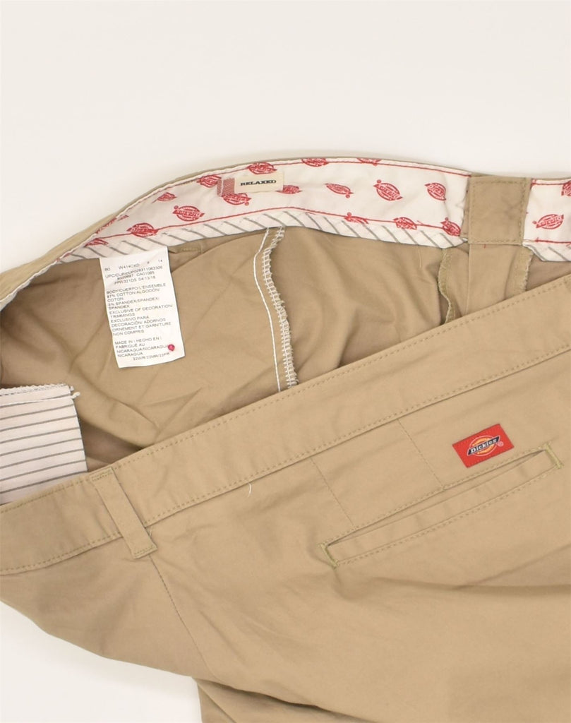 DICKIES Womens Relaxed Fit Chino Trousers US 22 3XL W46 L30 Beige Cotton | Vintage Dickies | Thrift | Second-Hand Dickies | Used Clothing | Messina Hembry 