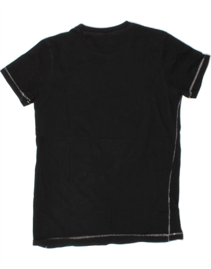 GUESS Boys Graphic T-Shirt Top 9-10 Years Black Cotton Vintage Guess and Second-Hand Guess from Messina Hembry 