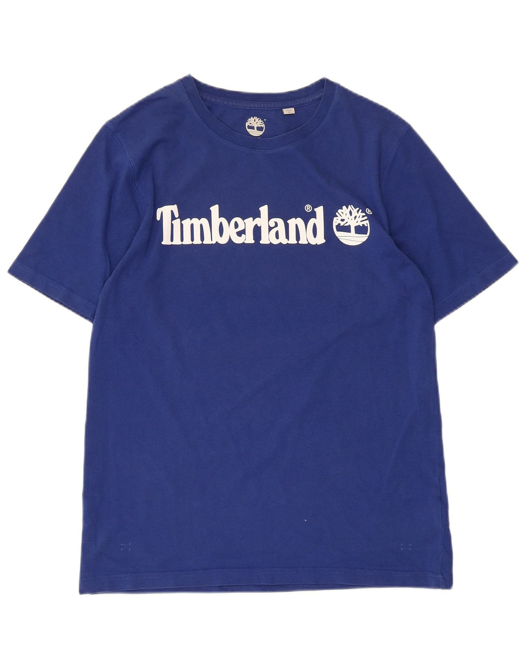 Timberland Boys Graphic T-Shirt Top 15-16 Years Medium Blue Cotton