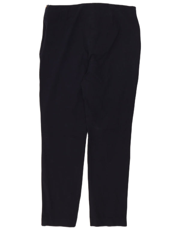 Ralph Lauren Womens Crop Leggings US 10 Large Navy Blue Cotton