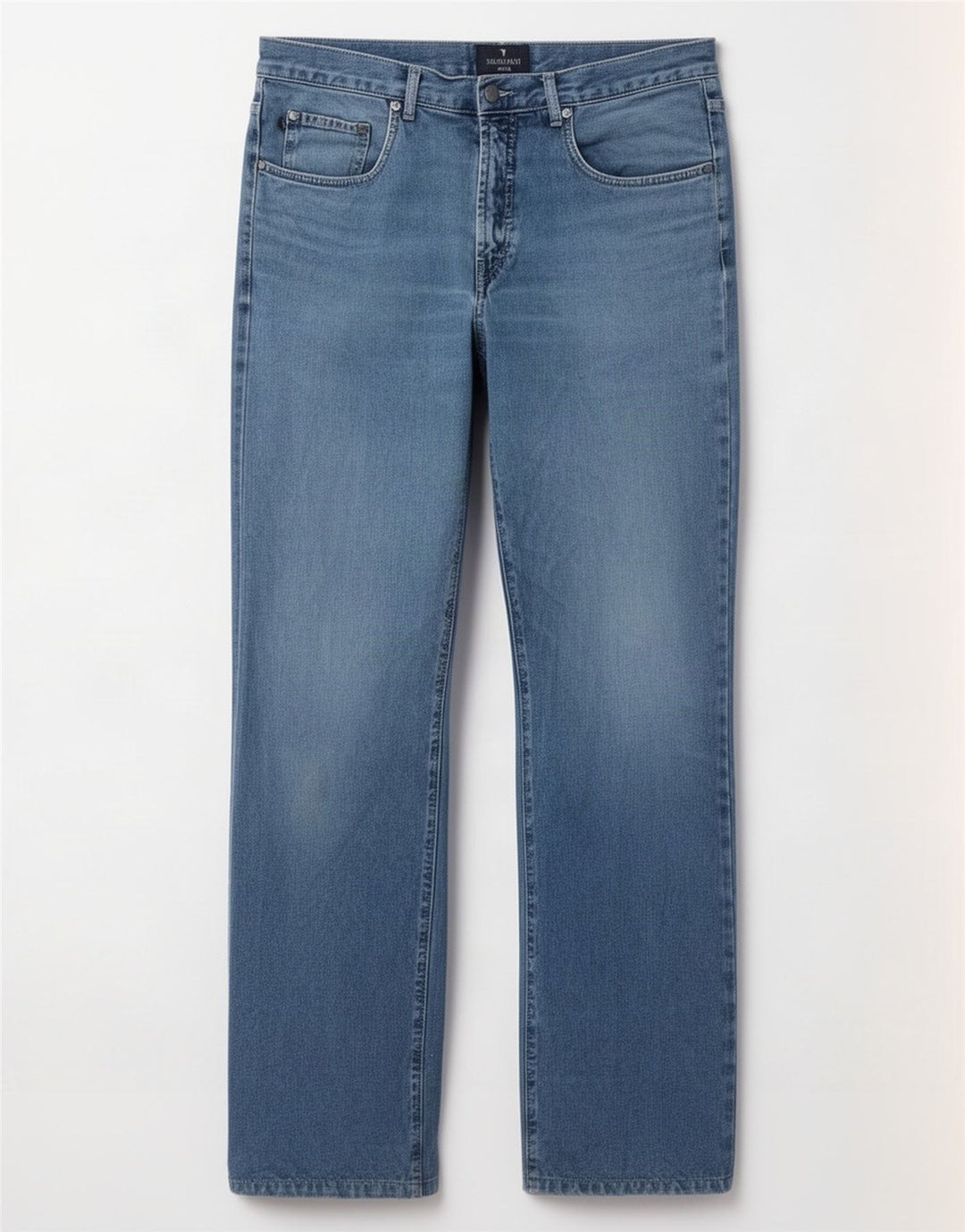 Trussardi Mens Straight Jeans W34 L32 Blue