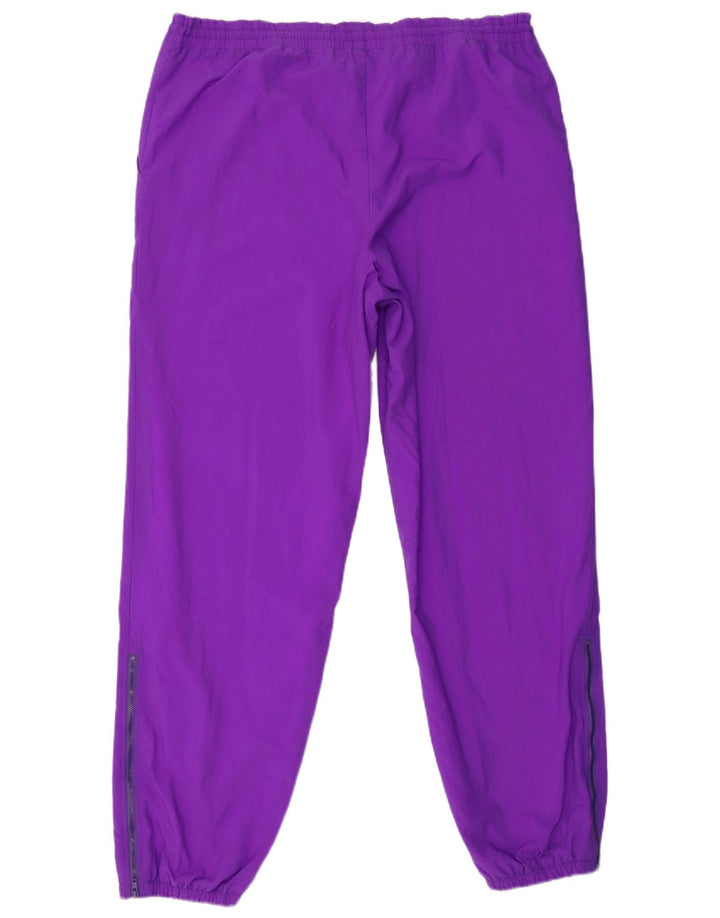 Fila Mens Tracksuit Trousers Joggers XL  Purple Polyamide