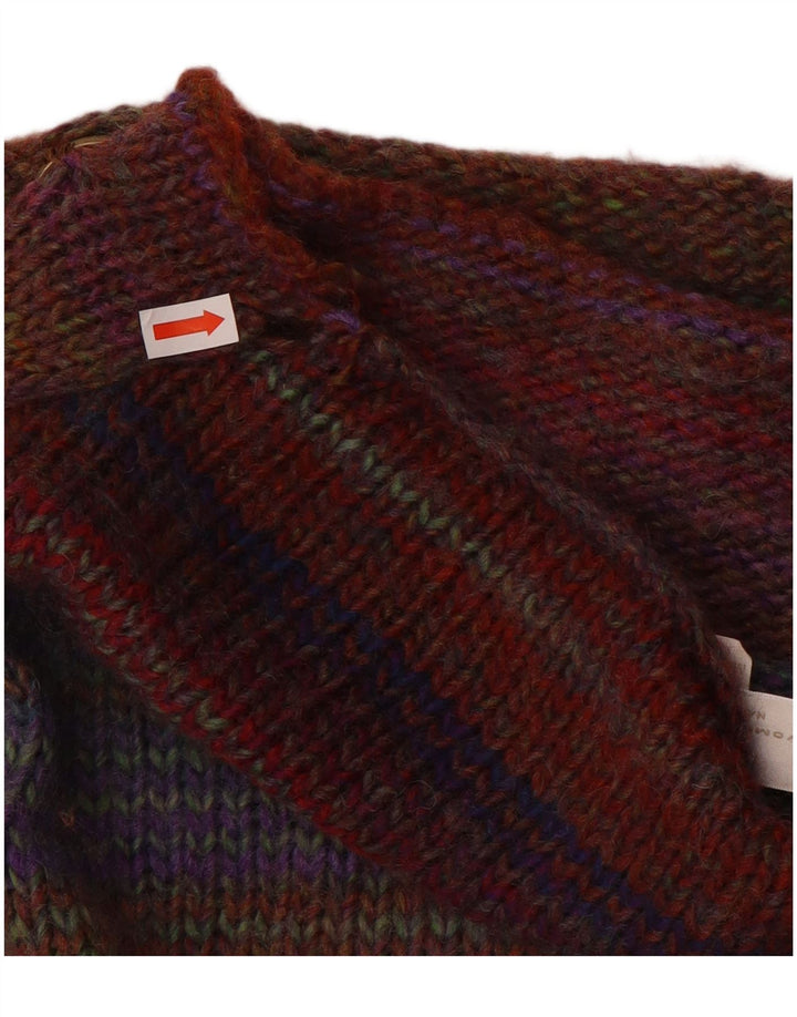 Marlboro Classics Womens Longline Cardigan Sweater UK 14 Medium Multicolour