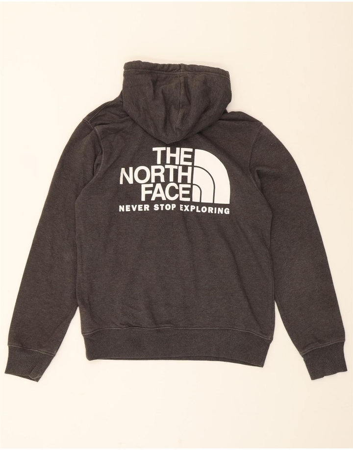 THE NORTH FACE Mens Graphic Hoodie Jumper Small Grey Cotton Vintage The North Face and Second-Hand The North Face from Messina Hembry 