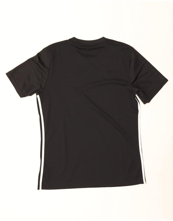 Adidas Mens Aeroready Slim Fit T-Shirt Top Large Black Polyester