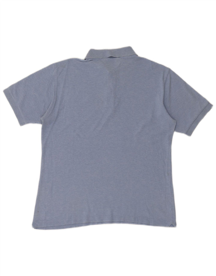 Kappa Mens Polo Shirt Medium Blue Cotton