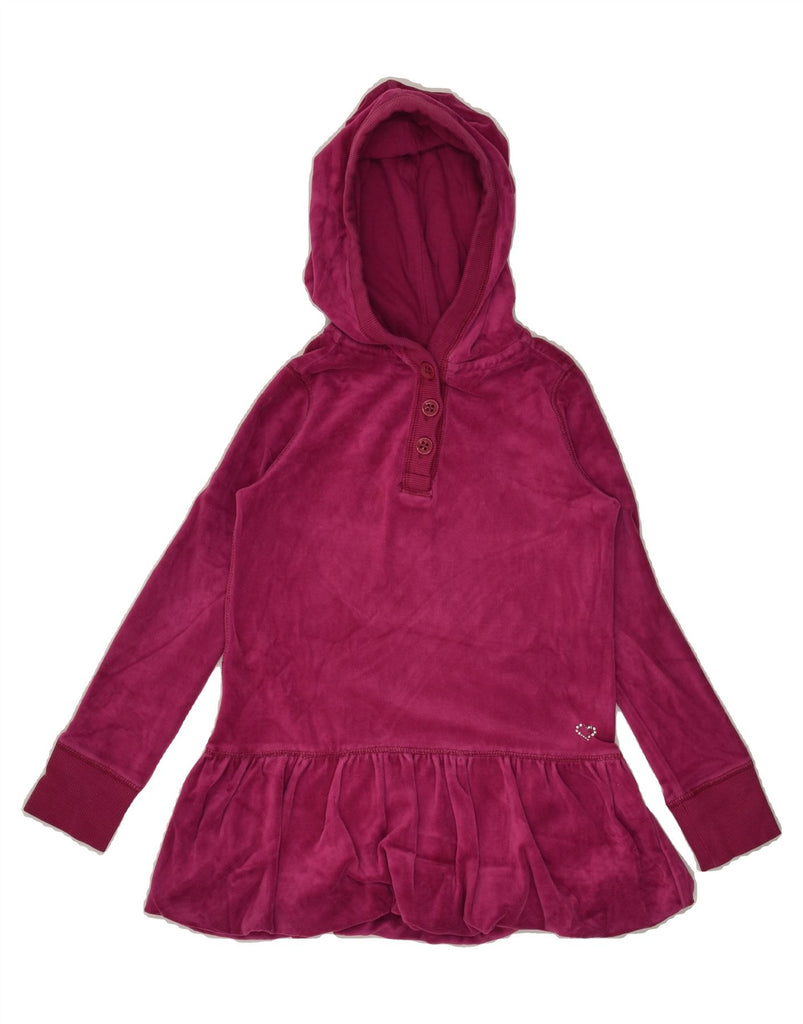 GAP Girls Hoodie Dress 6-7 Years Small Burgundy | Vintage Gap | Thrift | Second-Hand Gap | Used Clothing | Messina Hembry 