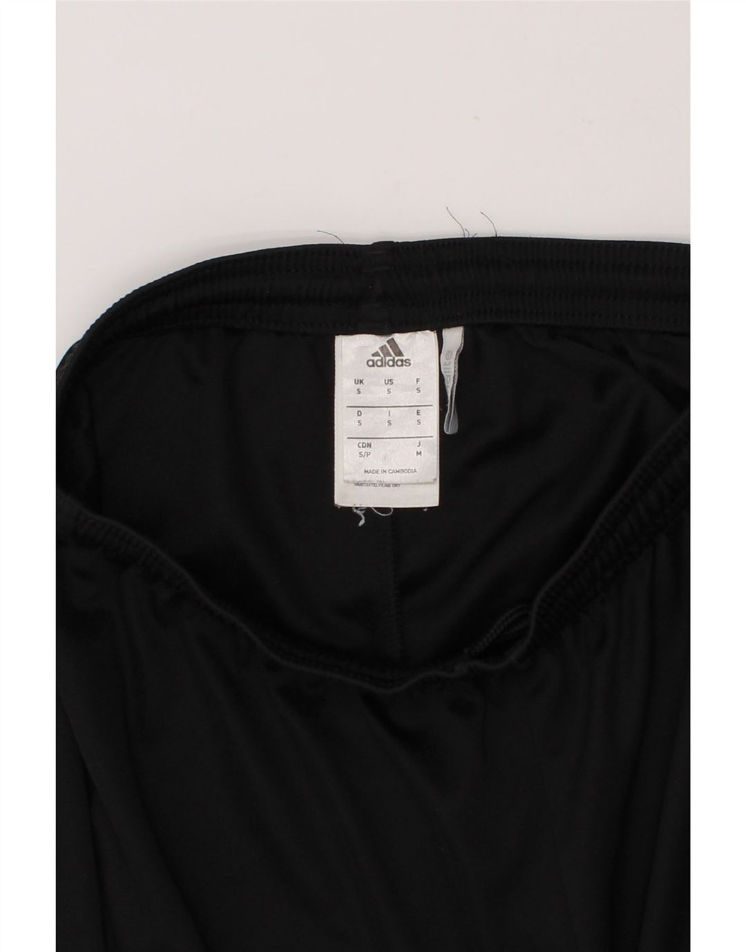 ADIDAS Boys Climalite Sport Shorts 7-8 Years Small Black Polyester Vintage Adidas and Second-Hand Adidas from Messina Hembry 