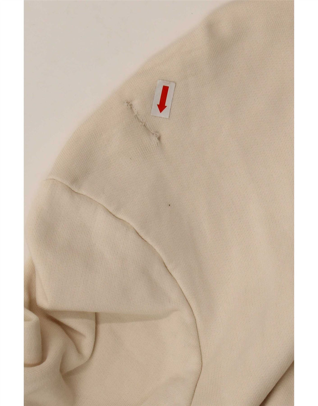 Replay Womens Oversized Sweatshirt Jumper UK 10 Small Beige