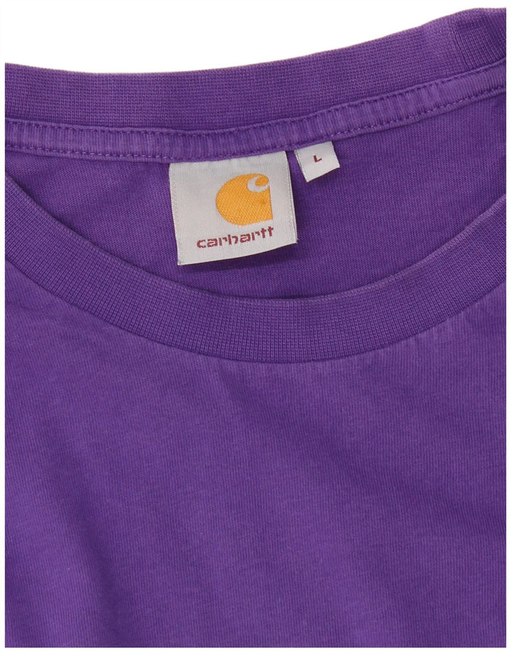 Carhartt Mens Graphic T-Shirt Top Large Purple