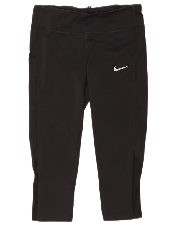 Nike Womens Capri Leggings UK 14 Medium  Black