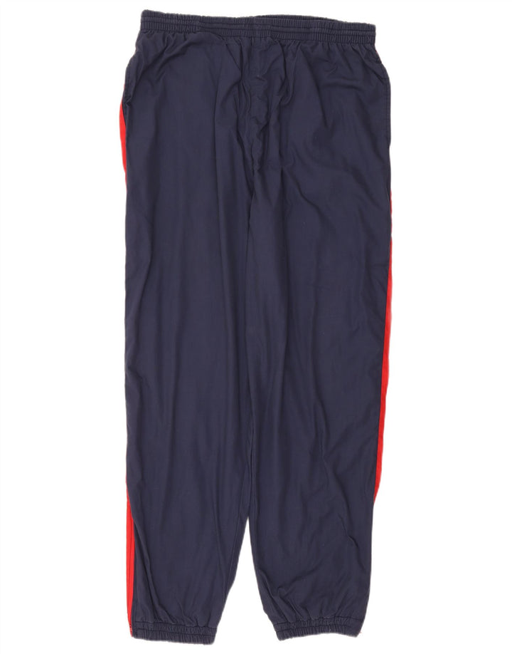 Orvis Mens Tracksuit Trousers Joggers XL  Navy Blue Colourblock Polyester