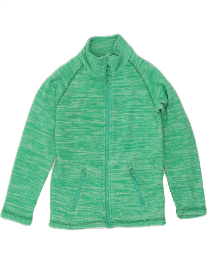 MOUNTAIN WAREHOUSE Girls Fleece Jacket 7-8 Years Green Polyester | Vintage Mountain Warehouse | Thrift | Second-Hand Mountain Warehouse | Used Clothing | Messina Hembry 