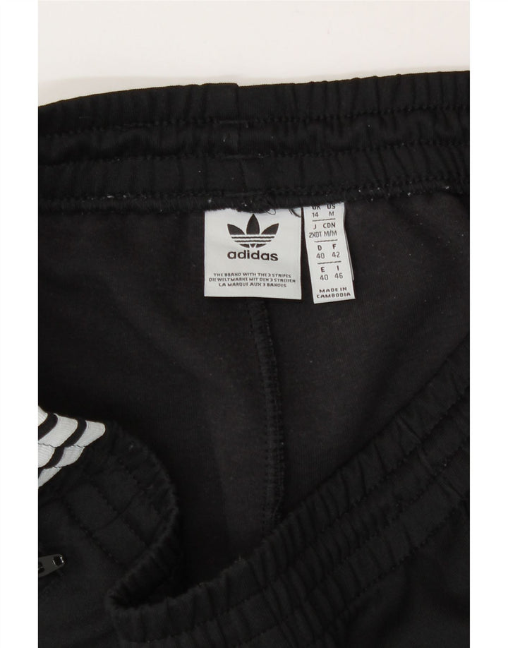 Adidas Womens Tracksuit Trousers UK 14 Large Black Polyester