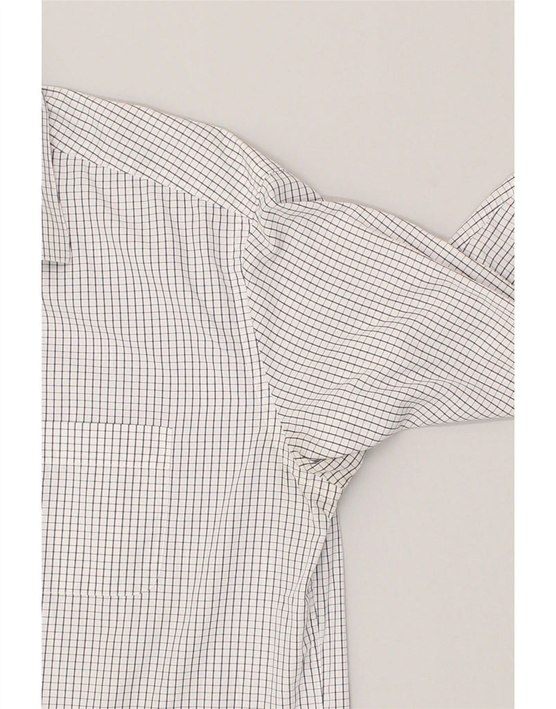 TOMMY HILFIGER Mens Shirt Size 42 16 1/2 Large White Check Cotton | Vintage Tommy Hilfiger | Thrift | Second-Hand Tommy Hilfiger | Used Clothing | Messina Hembry 