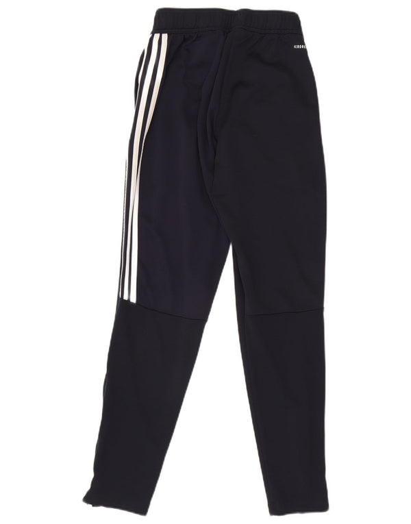 Adidas Mens Aeroready Tracksuit Trousers XS Navy Blue Polyester