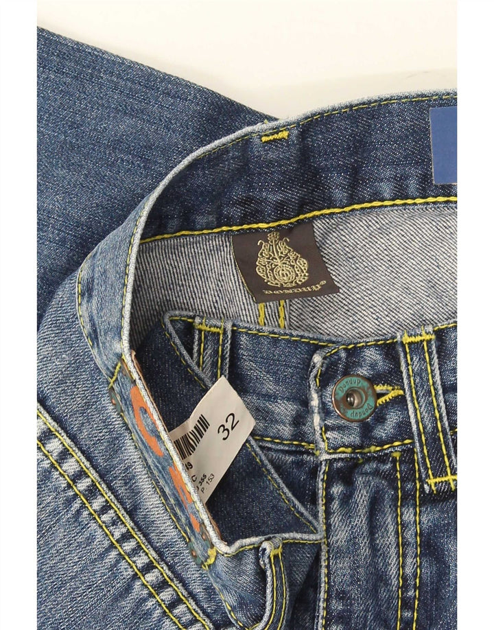 Dondup Mens Standard Straight Jeans W32 L28 Navy Blue