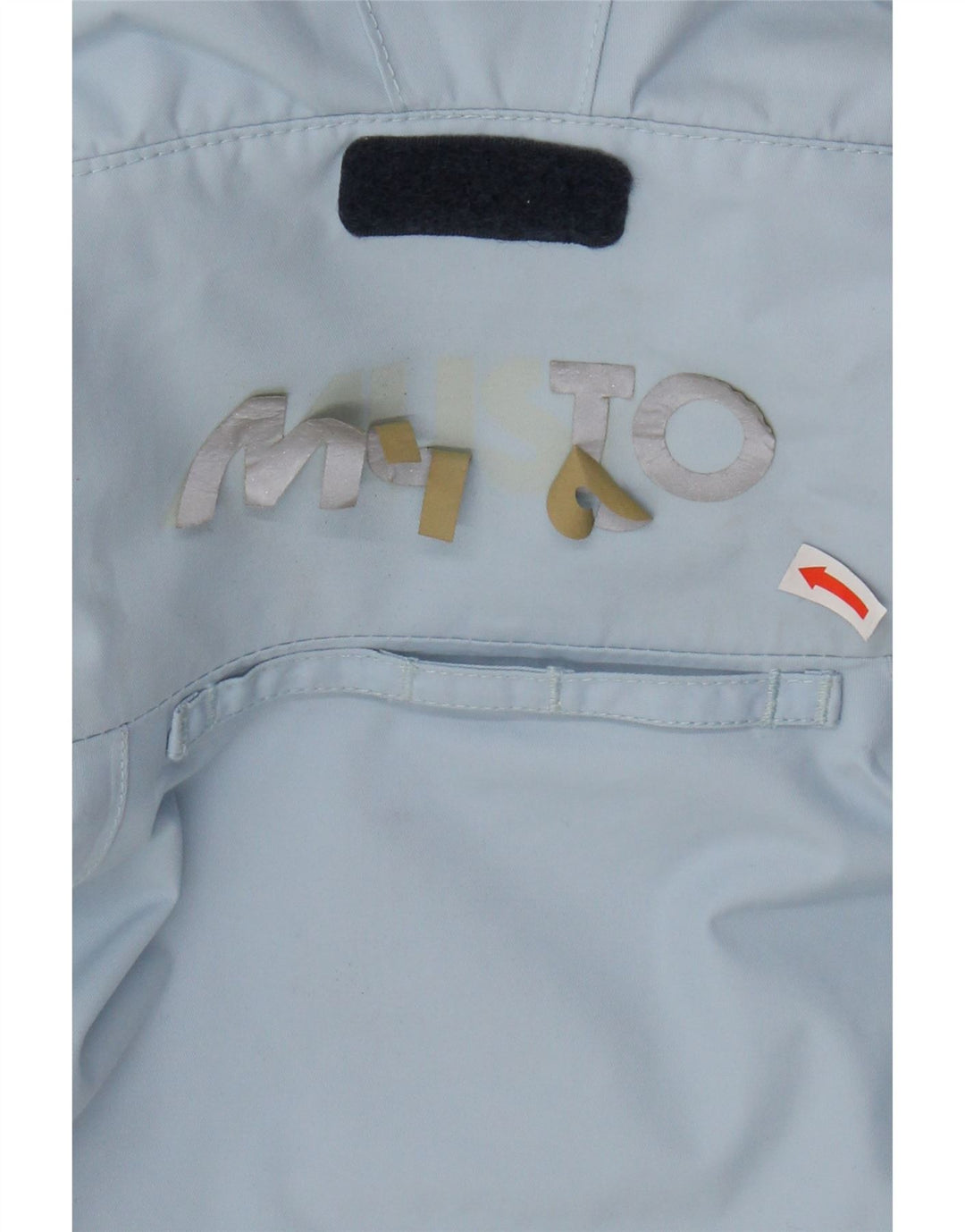 MUSTO Womens Oversized Windbreaker Jacket UK 8 Small  Blue Colourblock