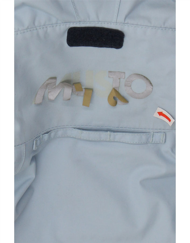MUSTO Womens Oversized Windbreaker Jacket UK 8 Small  Blue Colourblock