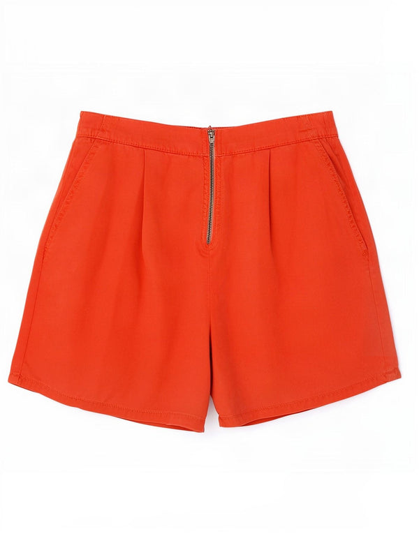 Zara Womens Casual Shorts XS W24 Orange