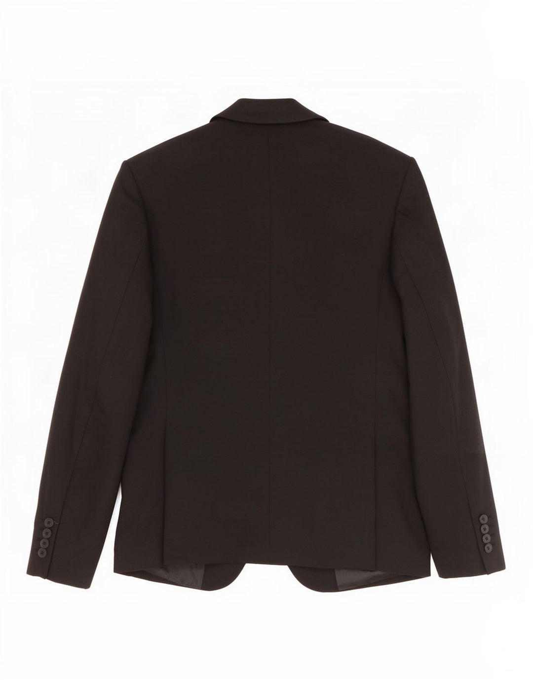 Zara Mens 2 Button Blazer Jacket EU 48 Medium Black Polyester