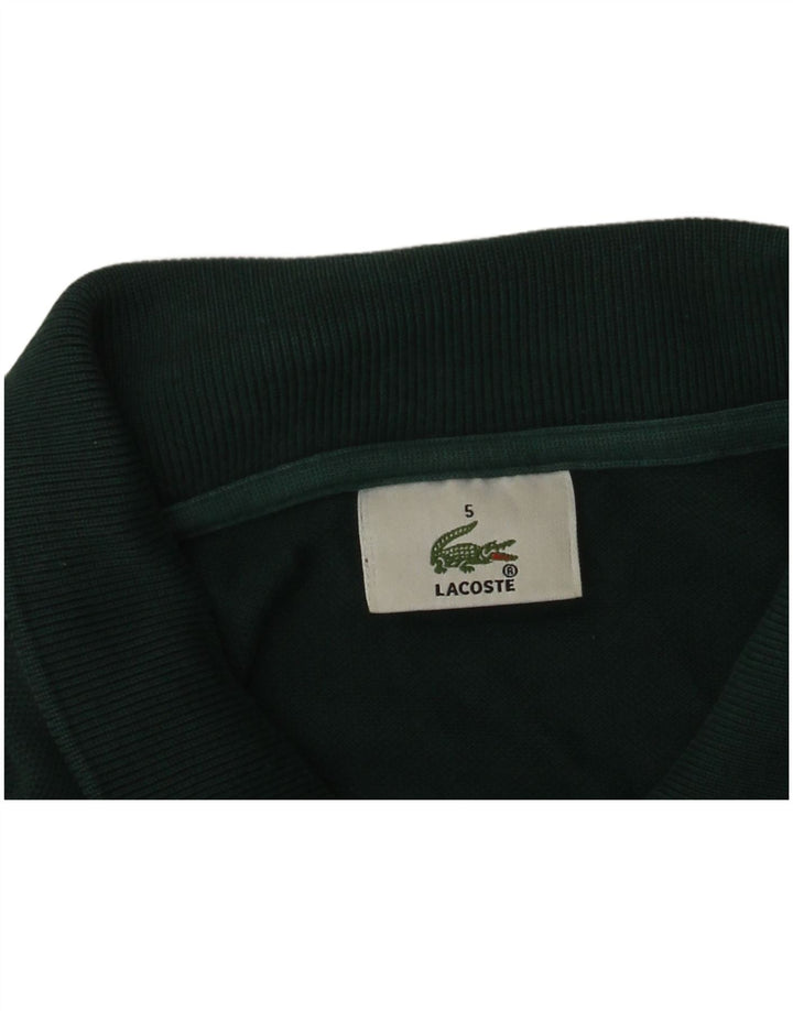 Lacoste Mens Long Sleeve Polo Shirt Size 5 Large Green