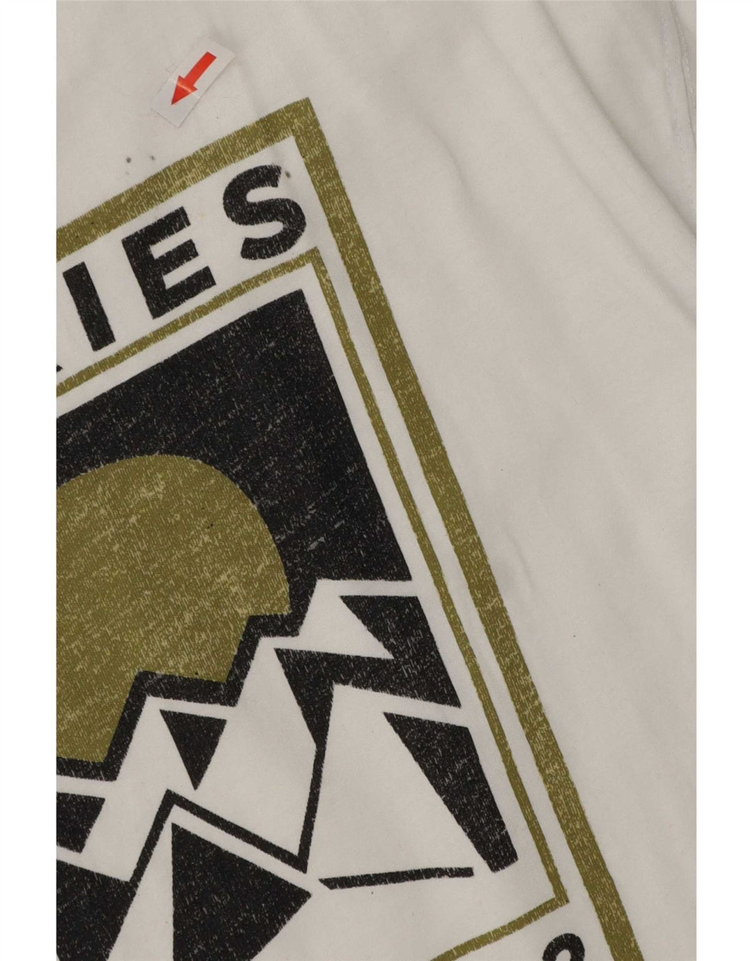 Dickies Mens Graphic T-Shirt Top Large White Cotton