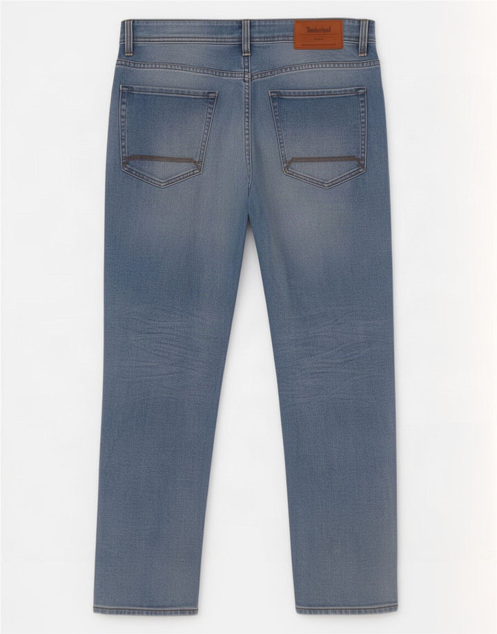 Timberland Mens Slim Jeans W33 L30 Blue Cotton
