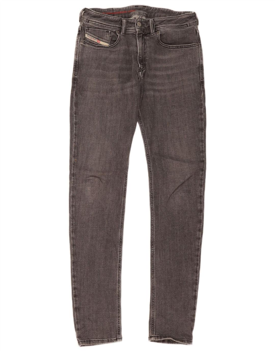 Diesel Mens Skinny Jeans W30 L32 Grey Cotton