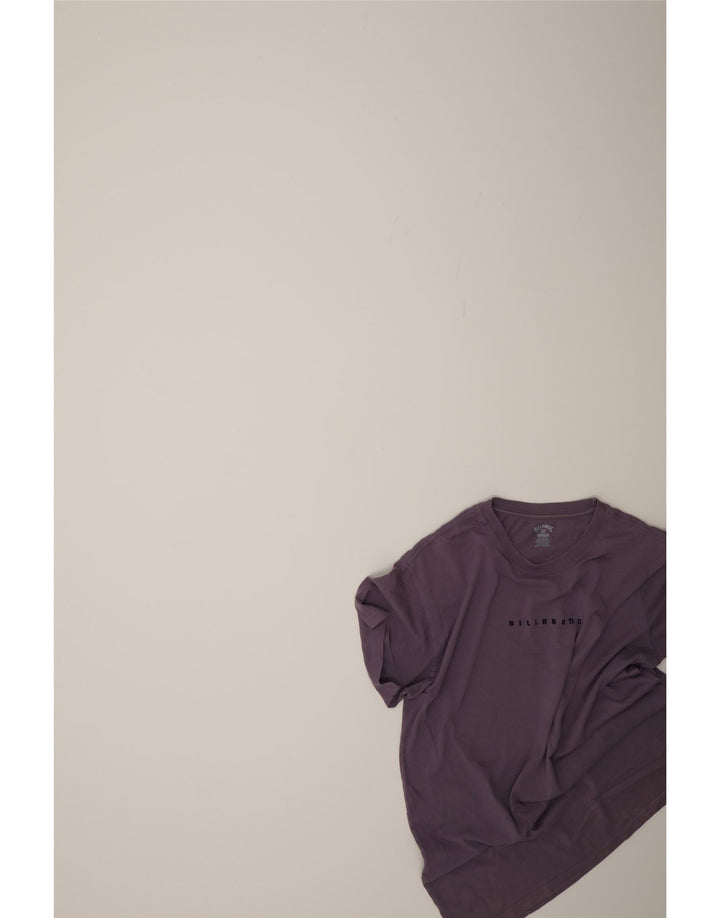 Billabong Mens Graphic T-Shirt Top XL Purple Cotton