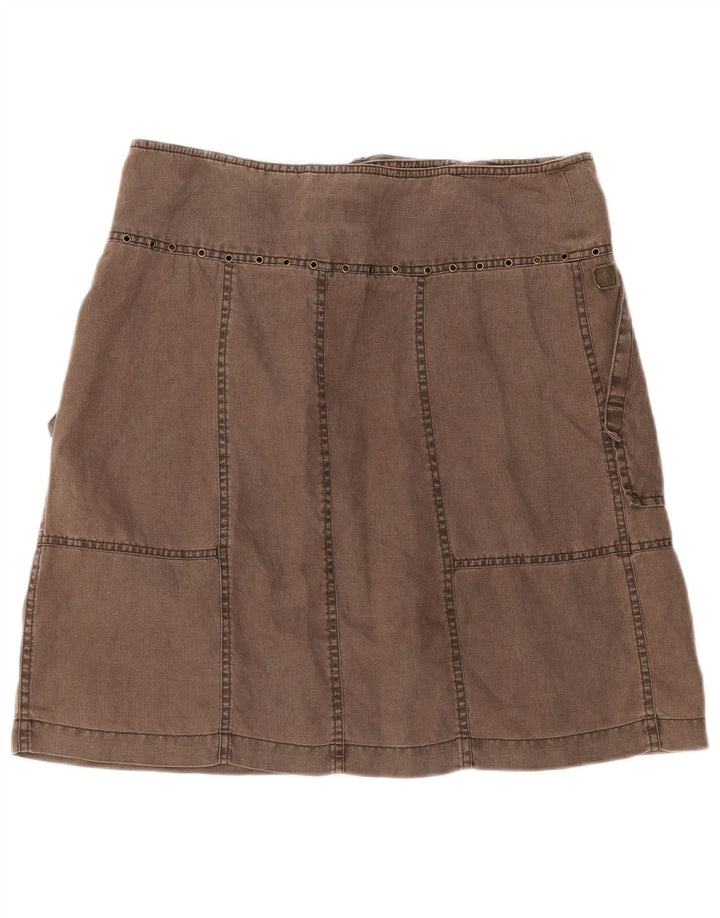 Marlboro Classics Womens A-Line Skirt IT 44 Medium W34 Brown