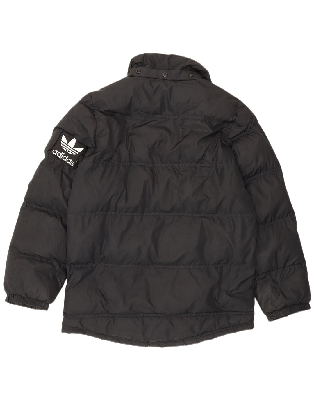 Nike Mens Graphic Padded Jacket UK 38 Medium Black Polyester