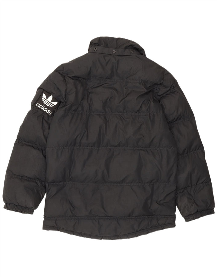Nike Mens Graphic Padded Jacket UK 38 Medium Black Polyester