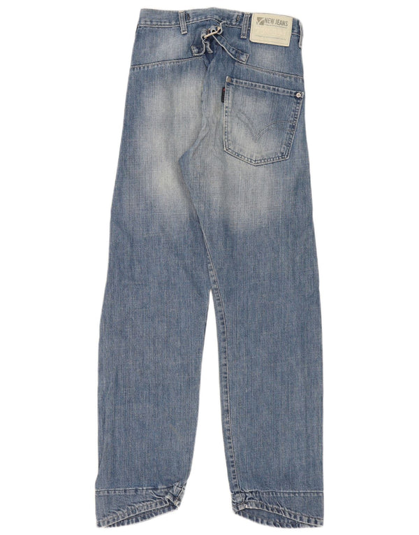New Jeans Womens Straight Jeans IT 42 Medium W28 L31 Blue Cotton
