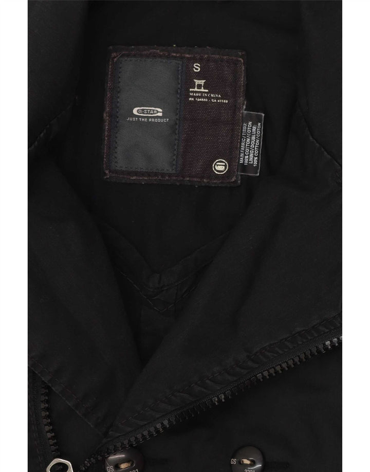 G-Star Mens Utility Jacket Small Black Cotton