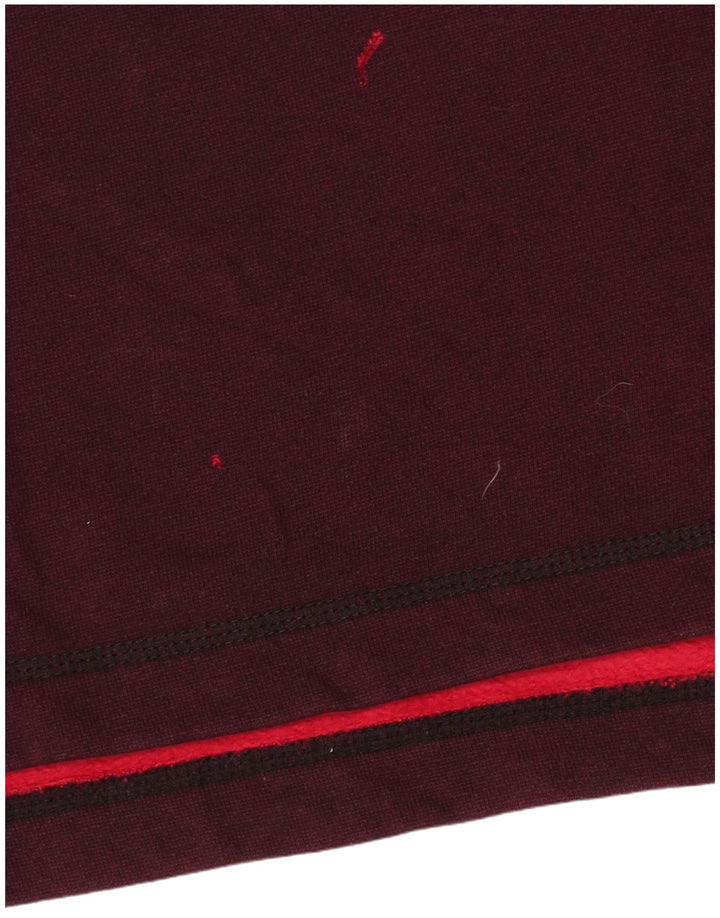 AUSTRALIAN L'ALPINA Mens Top Long Sleeve Medium Maroon Cotton