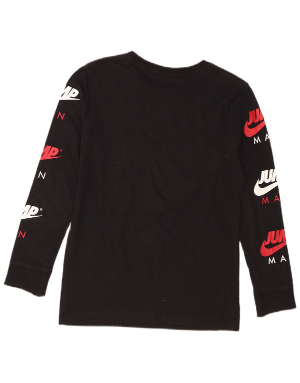 Jordan Boys Graphic Top Long Sleeve 10-11 Years Medium Black