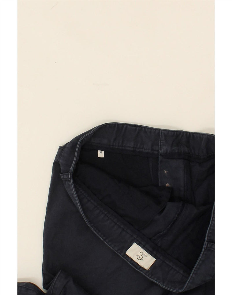 CERRUTI 1881 Mens Straight Chino Trousers IT 48 Medium W32 L32 Navy Blue Vintage Cerruti 1881 and Second-Hand Cerruti 1881 from Messina Hembry 