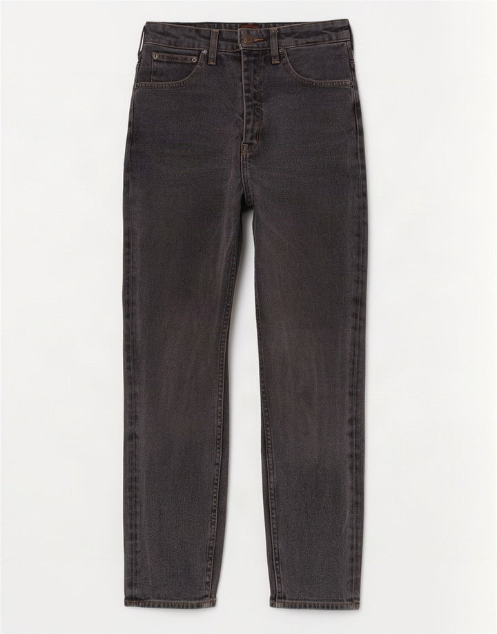 Lee Womens Stella Tapered Jeans W27 L27 Grey Cotton