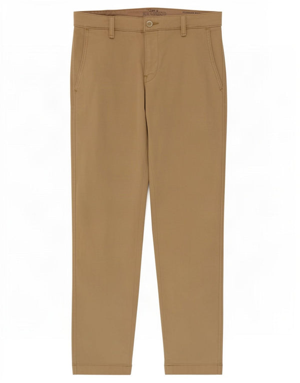 Levi's Mens Standard Tapered Chino Trousers W30 L30 Beige Cotton
