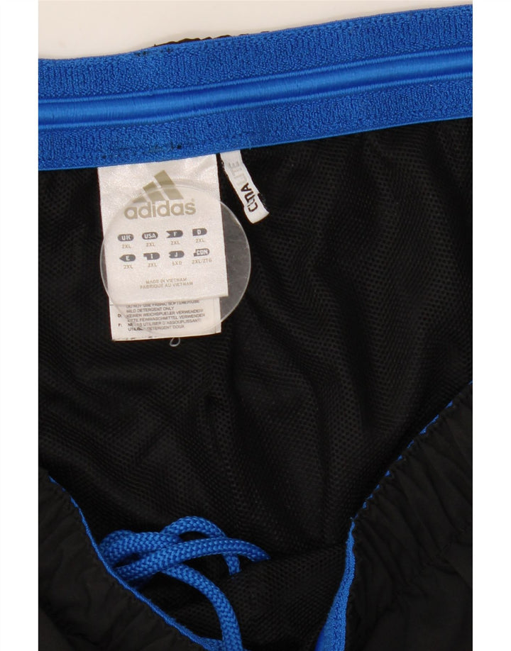 Adidas Mens Climalite Tracksuit Trousers Joggers 2XL Black Polyester