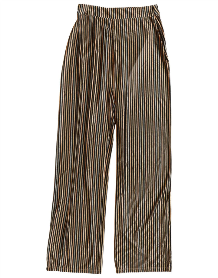 Zara Womens High Waist Trousers Medium W28 L32 Multicoloured Striped