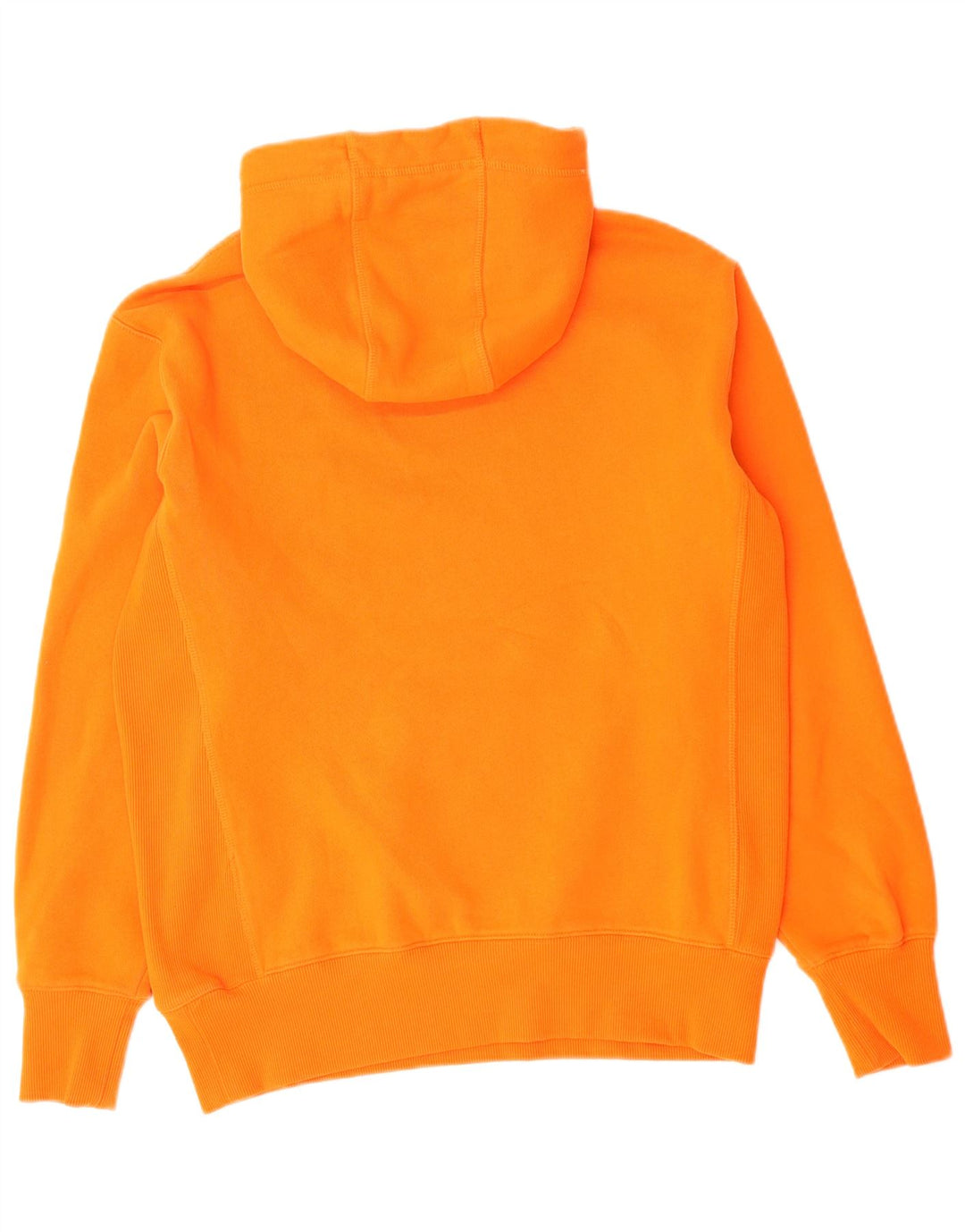 SUPERDRY Mens Hoodie Jumper Medium Orange Cotton