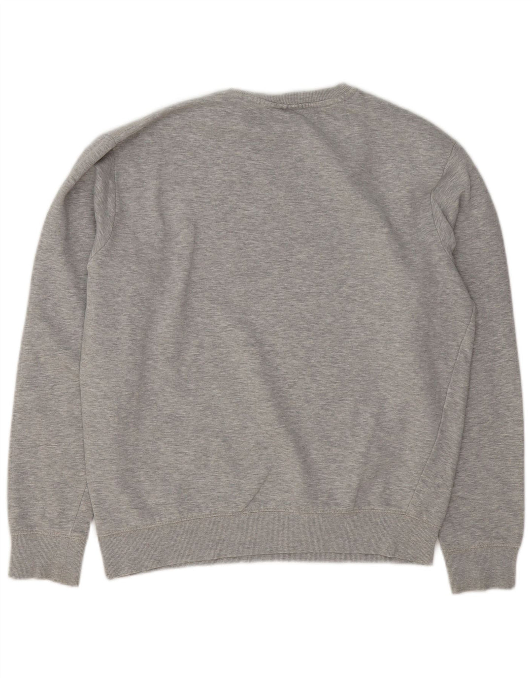 Fila Mens Graphic Sweatshirt Jumper Large Grey Flecked Cotton