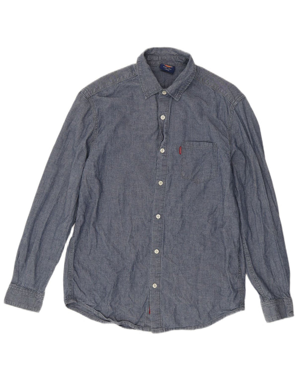 Dickies Mens Shirt Large Blue