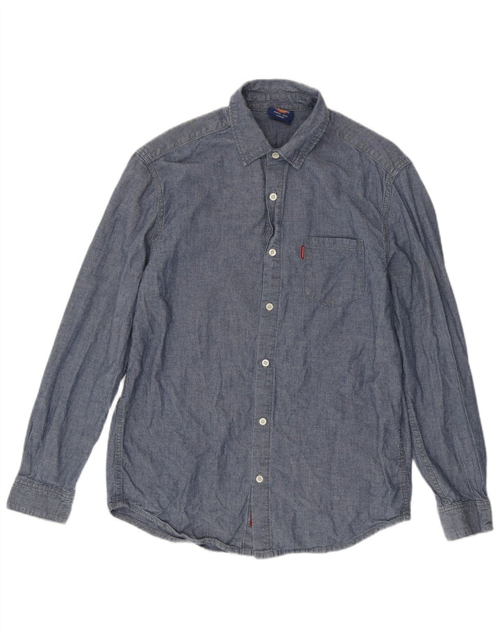 Dickies Mens Shirt Large Blue