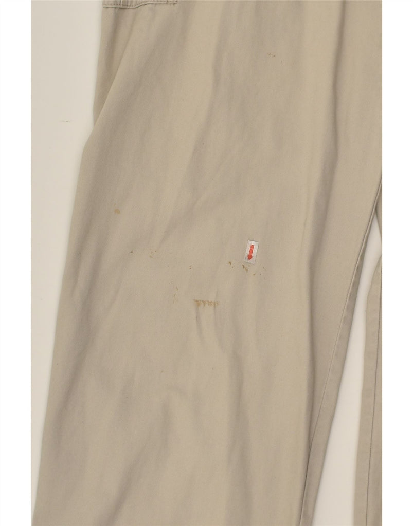 VINTAGE Mens Straight Cargo Trousers W38 L32  Beige Cotton | Vintage Vintage | Thrift | Second-Hand Vintage | Used Clothing | Messina Hembry 