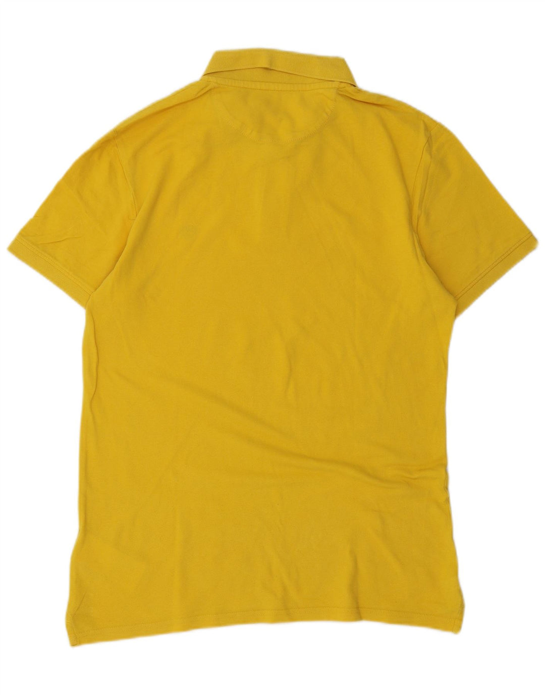 Timberland Mens Slim Fit Polo Shirt Medium Yellow Cotton