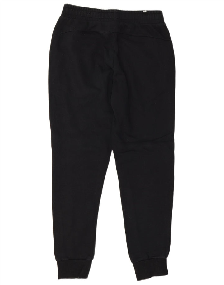Puma Mens Tracksuit Trousers Joggers Small  Black Cotton