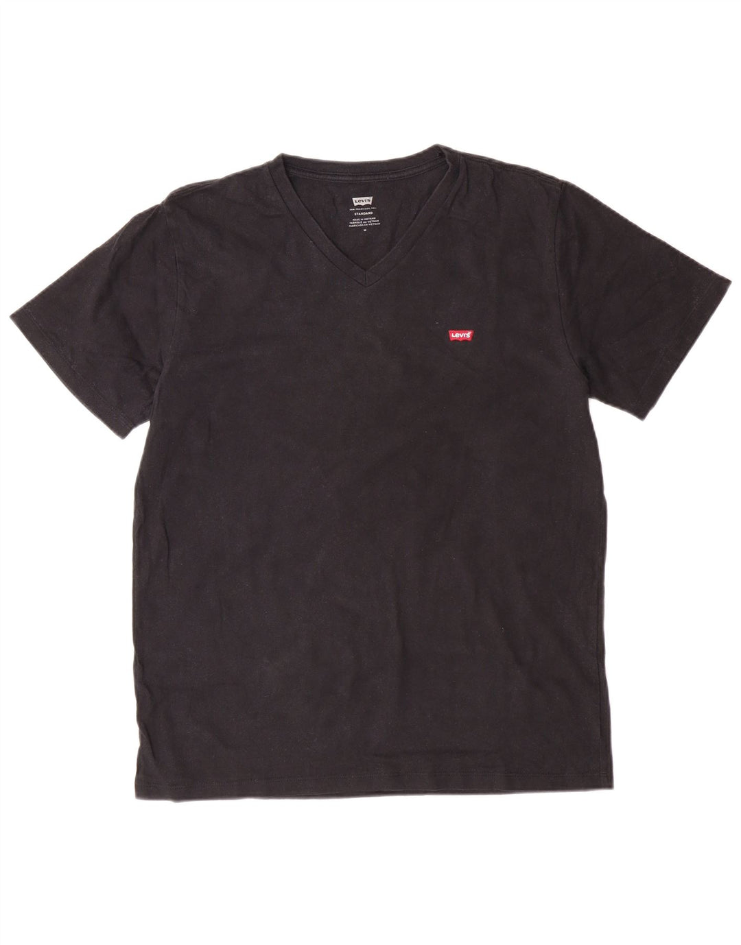 LEVI'S Mens Standard T-Shirt Top Medium Black Cotton
